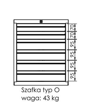 Stół roboczy narzędziowy, 170 cm, metalowy stół do garażu, POLSKA PRODUKCJA