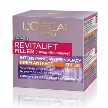L'OREAL REVITALIFT FILLER KREM SPF 50 50 ML