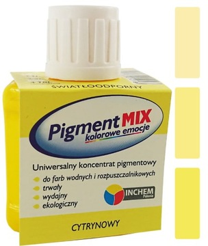 Pigment uniwersalny koncentrat 80ml (cytrynowy)