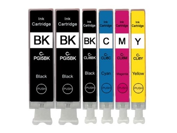 6X TUSZE PGI-5 CLI-8 DO CANON PIXMA CANON PIXMA IP3300 3500 4200 4300 KPL