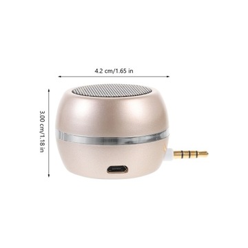 GŁOŚNIK PRZEWODOWY MINI USB RECHARGEABLE Z WEJŚCIEM 3 5 MM