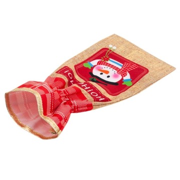 КОРПУС КРЫШКА ДЛЯ БУТЫЛКИ РОЖДЕСТВЕНСКАЯ СУМКА САНТА ПОДАРКИ ТКАНЬ ДЛЯ ВИНА