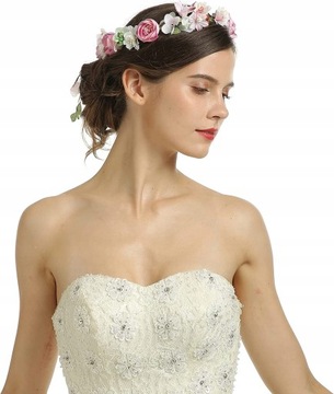 девушка цветок свадьба бохо венок венок голова