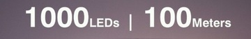 Микропроводные лампы 1000LED 100 МЕТРОВ, пульт дистанционного управления