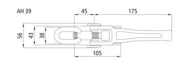 ЭКСЦЕНТРИЧЕСКАЯ БОКОВАЯ ЗАКРЫТКА С ЗАМКОМ