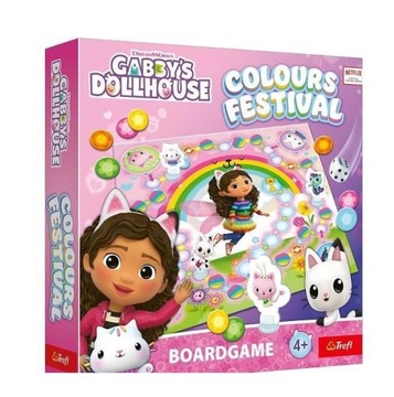TREFL GRA COLOURS FESTIVAL KOCI DOMEK GABI PREZENT Gabby's Dollhouse
