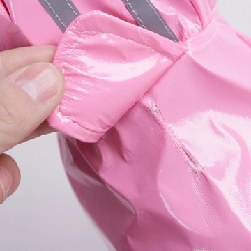 Дождевик для собак, светоотражающая одежда для щенков, дождевик для маленьких собак, водонепроницаемая куртка