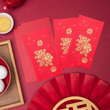 КОНВЕРТЫ СВАДЕБНЫЕ УКРАШЕНИЯ КРАСНЫЕ, ГОРИЗОНТАЛЬНАЯ ПЕЧАТЬ, 25 ШТ. БУМАГА ЛЛВЛ