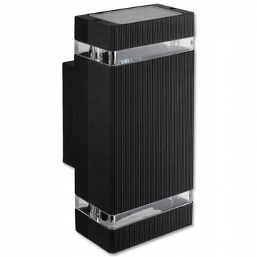 KINKIET ELEWACYJNY LAMPA OGRODOWA LED 2xGU10