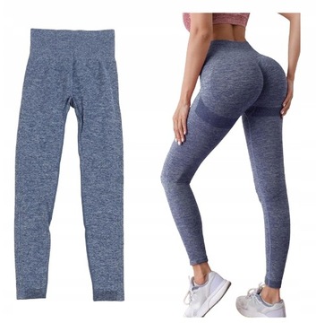 Legginsy do Jogi Fitness Pilates Wygodne Szybkoschnące Wielofunkcyjne M