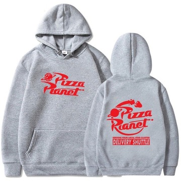 męska bluza Pizza Planet Cartoon bluzy z nadrukiem