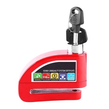 ЗАМОК МОТОЦИКЛА ВЕЛОСИПЕД СИГНАЛИЗАЦИЯ ДИСКОВЫЙ ЗАМОК ПРОТИВОУГОННЫЙ ТОРМОЗ