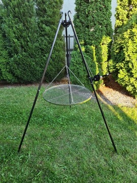 ГРИЛЬ САДОВЫЙ ШТАТИВ ТОЛСТАЯ НИКЕЛИРОВАННАЯ РЕШЕТКА 70