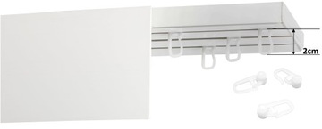 Потолочный карниз ТРОЙНОЙ с крышкой Потолочный карниз с крышкой 9 CM 360