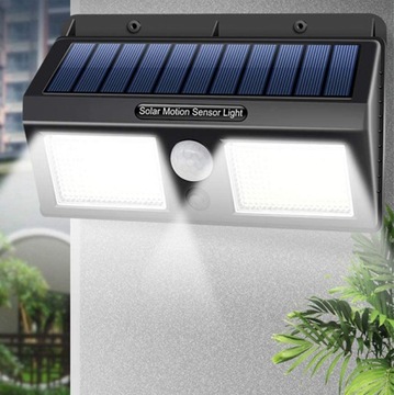 ГАЛОГЕННАЯ СВЕТОДИОДНАЯ СОЛНЕЧНАЯ ЛАМПА, ДАТЧИК ДВИЖЕНИЯ В СУМЕРКАХ