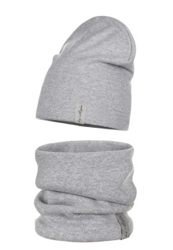 MAJKA KOMPLET DAMSKI CZAPKA + KOMIN TUBA KOLORY