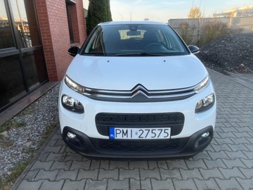 Citroen C3 III Hatchback 1.2 PureTech 82KM 2019 Citroen C3 1.2 benzyna 83 KM LED alufelgi tempomat zarej w PL zadbany, zdjęcie 4