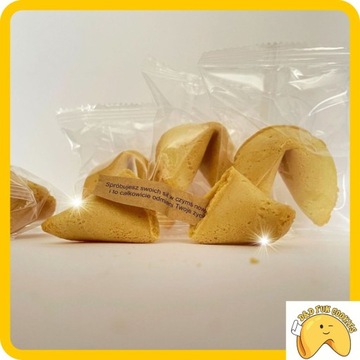 CIASTECZKO Z WRÓŻBĄ Dziękujemy za przybycie ślub chrzest urodziny dla gości