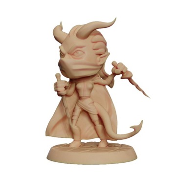 Figurki Dice Head CIBI Teifling rogue RPG