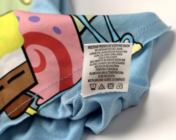 Bluzka na długi rękaw krótka Nickelodeon SpongeBob Kanciastoporty r. M $15