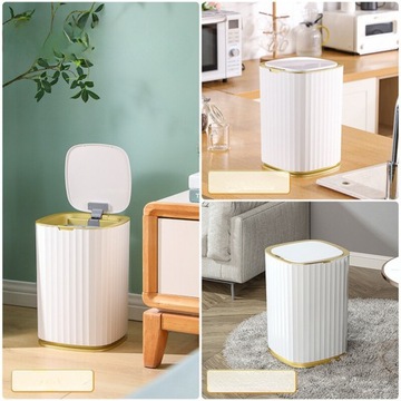 Автоматическая интеллектуальная мусорная корзина с датчиком и элегантной крышкой