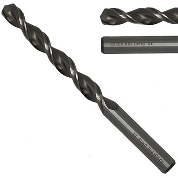Wiertło do metalu fi 10 mm Kręte Kobaltowe Ruko