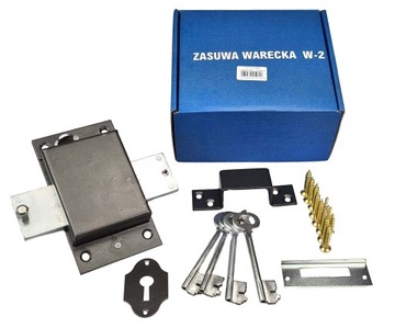 ZAMEK NAWIERZCHNIOWY ZASUWA WARECKA W2 GRAFIT