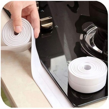 УПЛОТНИТЕЛЬНАЯ ЛЕНТА ДЛЯ ВАННЫ ДУШЕВОГО ПОДДОНА КУХНИ 38ММ 3,2М ВОДОНЕПРОНИЦАЕМАЯ