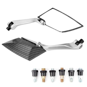 2 szt. Motocykl motocykl zmodyfikowane lusterko wsteczne lusterka NX