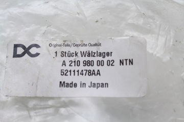 LOŽISKO KUŽELOVÉ NÁPRAVA MERCEDES W140 A2109800002