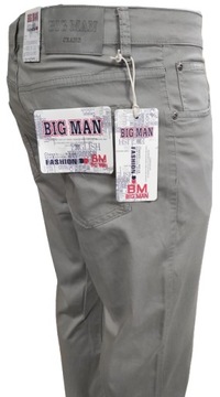 SPODNIE MĘSKIE BAWEŁNIANE CIENKIE JASNE BEŻOWE W35 L32