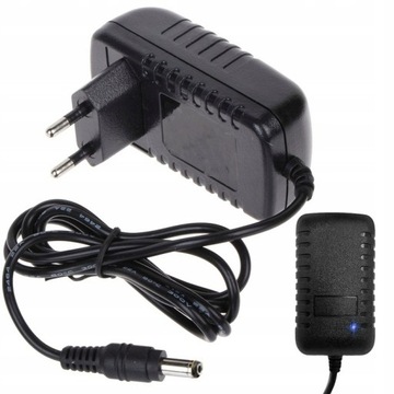 ZASILACZ WTYCZKOWY DVE 12V 1.5A 18W DO TAŚM LED ROUTERA KAMER CCTV