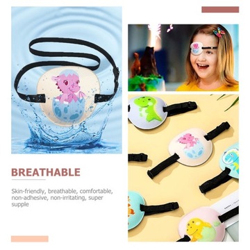 Многоразовые повязки для глаз с регулируемым оголовьем.