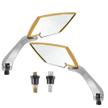 LUSTERKA MOTOCYKLOWE SZKŁO ALUMINIOWE MOTOCYKLOWE