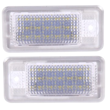 LAMPKI LED PODŚWIETLENIE REJESTRACJI Audi A3 8P / S3 8P / A4 B6 / S4 B6