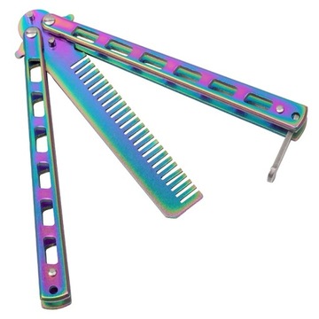 ТРЕНИРОВОЧНЫЙ НОЖ БАБОЧКА ТРЕНИРОВОЧНЫЙ ГРЕБЕНЬ БАБОЧКА