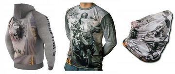 T-SHIRT MOTOCYKLOWY TERMOAKTYWNY NA MOTOCYKL BMW GS1200 BO DROGA JEST CELEM
