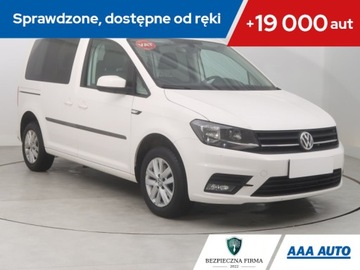 Volkswagen Caddy IV Kombi Maxi 2.0 TDI SCR BlueMotion Technology 102KM 2018 VW Caddy 2.0 TDI, Salon Polska, VAT 23%, Klima