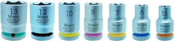НАБОР НАСАДОК С ТРЕЩОТКОЙ 1/4'' 056490 WERA
