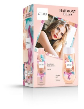 C-Thru Harmony Bliss zestaw kosmetyków żel pod prysznic 250ml + deo spray