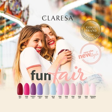 Лак для ногтей Claresa гибридный РОЗОВЫЙ 513 -5г