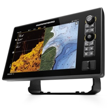 Сенсорные клавиши Эхолот Humminbird SOLIX 10 MEGA G3 подключается к Minn Kota