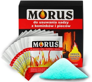 MORUS NA SADZĘ DOPALACZ DO SADZY Z PIECA ŚRODEK DO CZYSZCZENIA KOMINKÓW