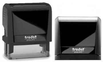 ШТАМП с ЛОГОТИПОМ TRODAT 4913-1-8 линий+Ластик