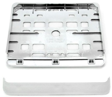 RAMKA RAMKI MOCOWANIE TABLICY MOTOCYKL MOTOR CHROM