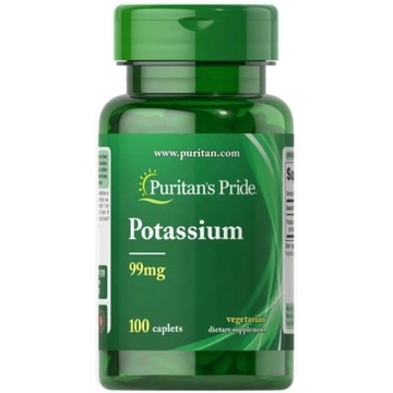 Potas Glukonian 99 mg 100 tabletek Puritan's Pride