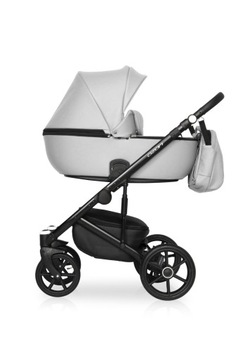 Коляска OZON Riko Basic 2-в-1, СИДЕНЬЕ-КАБРИОЛЕТ + СУМКА ИЗ ФОЛЬГИ, МОСКИТНАЯ СЕТКА