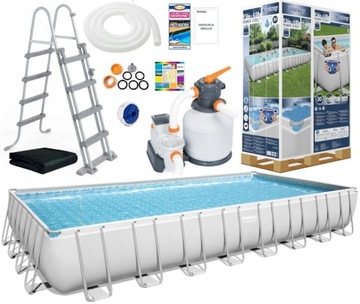 BASEN STELAŻOWY BESTWAY 9.56x4.88x1.32 M ZESTAW