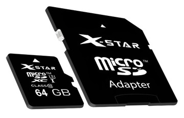 Карта памяти X-Star microSDXC 64 ГБ + адаптер