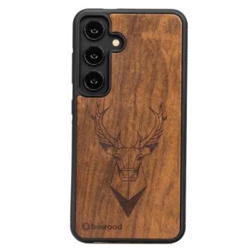 Dřevěné Pouzdro Bewood pro Samsung Galaxy S25 Jelen Imbuia